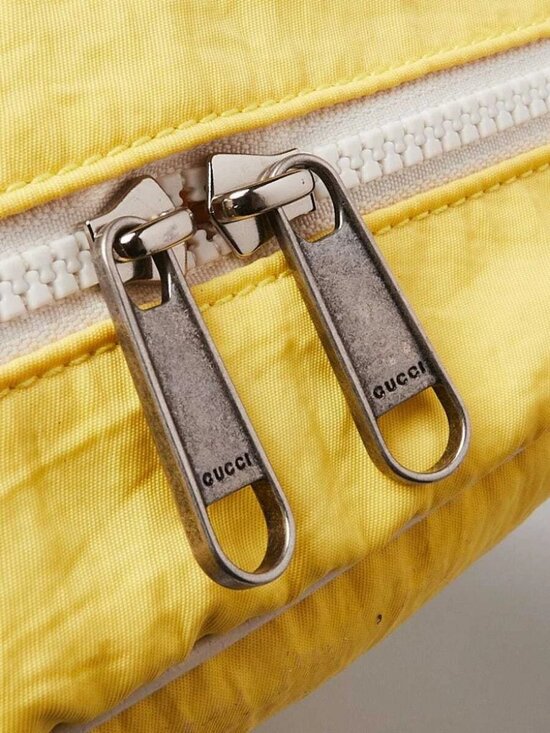 Gucci Yellow Nylon Blind For Love Backpack Bag main image 7